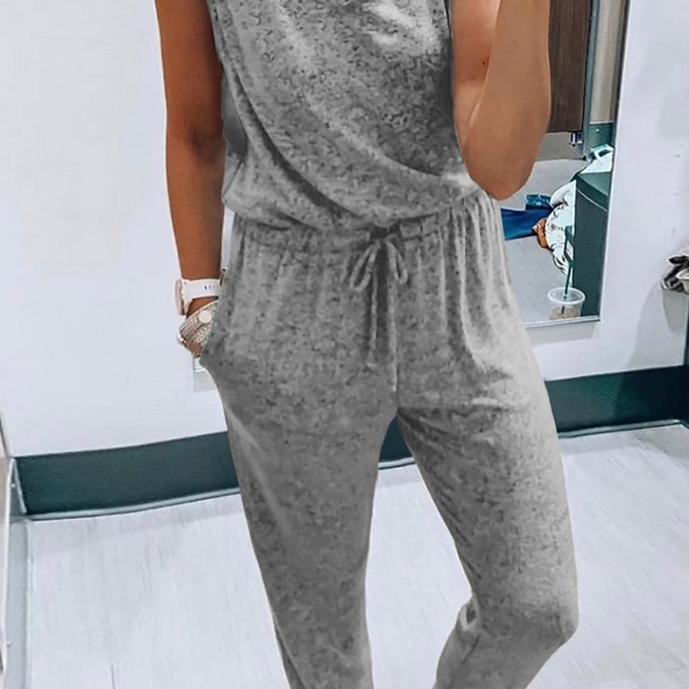 Grey jumpsuit